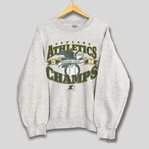 Vintage Oakland Athletics Baseball Sweatshirt MLB Oakland Athletics Shirt Tee